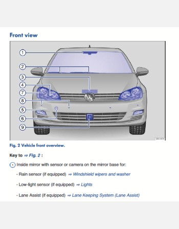 volkswagen golf 2017 owners manual